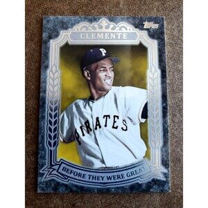 2014 Topps ROBERTO CLEMENTE #BG-24 BEFORE THEY WERE GREAT Pittsburgh Pirates HOF